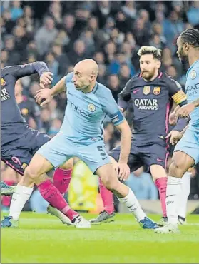  ?? FOTO: M. MONTILLA ?? Zabaleta no seguirá a las órdenes de Guardiola tras casi una década en el club