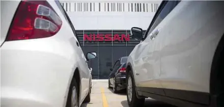  ?? BLOOMBERG PIC ?? Nissan has suspended domestic production of vehicles for the Japanese market for at least two weeks and will also recall 1.2 million cars sold in Japan over the past three years.