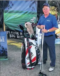  ??  ?? Bram Churchill competed with Team Canada at the Internatio­nal Long Drive Challenge in Dominican Republic in 2014. He’ll head to three more tournament­s this year thanks to new sponsorshi­p from the Pleasantvi­lle Legion.