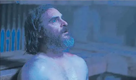  ?? CARAMEL ?? Joaquin Phoenix es el protagonis­ta de En realidad, nunca estuviste aquí