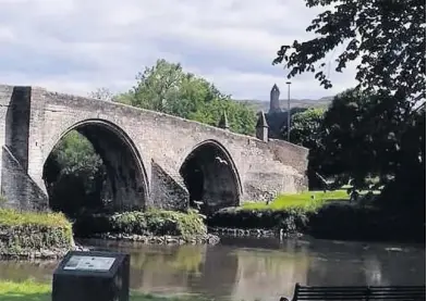  ??  ?? Lighting up time
Plans for Old Stirling Bridge approved by council