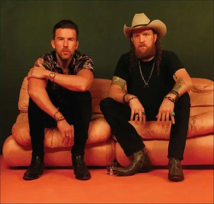  ?? SUBMITTED ?? The Brothers Osborne consists of sibling TJ, left, and John Osborne.