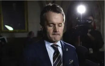  ?? JUSTIN TANG/THE CANADIAN PRESS ?? Veterans Affairs Minister Seamus O’Regan says the apology was about more than prejudice: “This is about shame.”