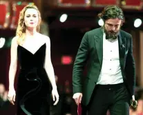  ?? FOTO / BUSINESS INSIDER ?? WHEN CASEY AFFLECK won the best actor Oscar in 2017, fans noted how presenter Brie Larson did not applaud the actor. “I think that whatever it was that I did onstage kind of spoke for itself. I’ve said all that I need to say about that topic,” Larson, a vocal advocate for sexual assault survivors, explained.