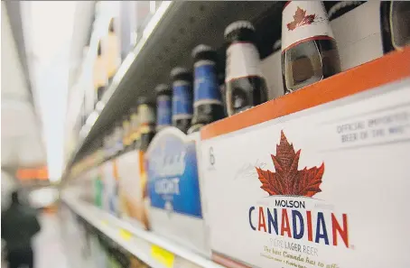  ?? SCOTT EELLS/BLOOMBERG FILES ?? Beer Canada, a trade associatio­n for the country’s major brewers, says the industry is already grappling with high taxes and that the federal government’s plan to hike excise taxes on their products will exacerbate those challenges.