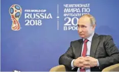  ?? EPA ?? Russlands Präsident Putin bei einem Treffen in Sotschi Anfang Mai.