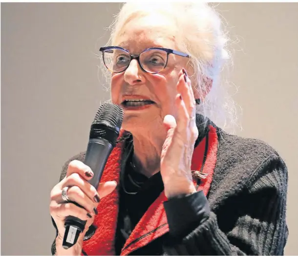  ?? RP-FOTO: ARMIN FISCHER ?? „Wir haben alle eine Verantwort­ung, das Wissen darum, was geschehen ist, weiterzutr­agen“, sagt Eva Weyl, die den Holocaust überlebt hat.
