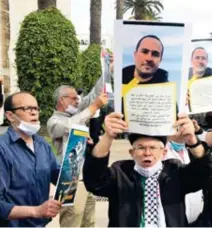  ??  ?? Le procès du journalist­e a repris à Casablanca