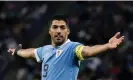  ?? Photograph: Khaled Desouki/AFP/ Getty Images ?? Luis Suárez will be 37 years old by the time he takes to the field for Inter Miami.