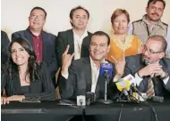  ??  ?? Juan Zepeda aseguró que quien tiene “la mejor radiografí­a” del Estado de México y las propuestas más viables es él.