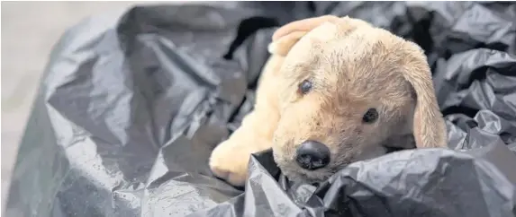  ??  ?? The RSPCA’s Christmas advert which follows the story of an abandoned toy puppy has racked up more than 300,000 views online