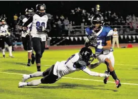  ?? George Wong / For the Chronicle ?? Episcopal wide receiver Jaylen Waddle makes a turn upfield in last week’s win over Houston Christian.