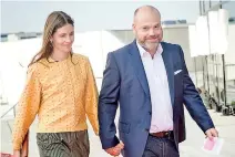  ??  ?? Anders Holch Povlsen and wife Anne Storm Pedersen have confirmed the names of their three children killed in the Sri Lanka terror attack, while saying they are 'deeply grateful' for the support their family has received since the tragedy