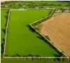  ??  ?? Sold: (top) the 67ac residentia­l farm neat Portlaoise; (left) a young paid €235,000 for a 23ac holding near Athboy; (below) the 33ac Kildare land parcel that made made over €380,000