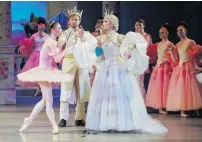  ??  ?? RNZB dancers Kate Kadow as Aurora, Nick Schultz as King and Clytie Campbell as Queen.