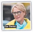  ?? ?? Zoe Daniel.