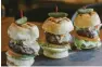  ??  ?? Classic beef sliders PHP 1,500-1,999 PER PERSON PRIVATE ROOMS