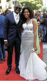  ?? Picture: Esa Alexander ?? Then loved-up couple Malusi Gigaba and former wife Norma were a fixture of the Zuma-era Sona red carpet.