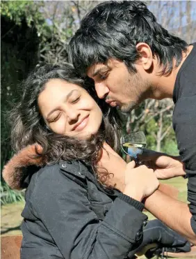  ??  ?? Sushant Singh Rajput with ex girlfriend Ankita Lokhande.