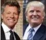  ?? FILE — THE ASSOCIATED PRESS ?? GQ magazine reported in October 2017 that Donald Trump was behind a campaign that kept Jon Bon Jovi from purchasing the Buffalo Bills NFL team in 2014.