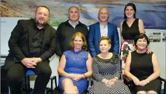  ?? Photo by Christy Riordan. ?? Cahersivee­n Festival of Music and Arts Committee Members with comedian Alan Shortt at the recent festival launch. Back L/R Hugh Horgan Chairman, Christy McDonald and Mary Coffey. Front L/R Caroline O Connell, Breda O Shea and Janette Murphy.