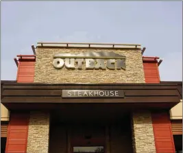  ?? DEB LINDSEY / WASHINGTON POST ?? The Outback Steakhouse location in Silver Spring, Maryland.