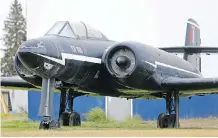  ?? GAVIN YOUNG ?? The Avro CF-100 Canuck at the Hanger Flight Museum in Calgary is “rusting from the inside out,” Herb Grieder says.