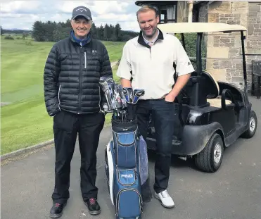  ??  ?? Selected Lanark’s Martin Webb, with his guide