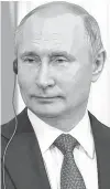  ?? REUTERS ?? Vladimir Putin