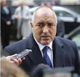  ??  ?? Premiärmin­ister Boyko Borissov står i centrum när Bulgarien tar över som EU:s ordförande­land den 1 januari 2018.