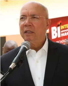  ??  ?? MINISTRO DA JUSTIÇA E DOS DIREITOS HUMANOS DE ANGOLA, FRANCISCO QUEIRÓS