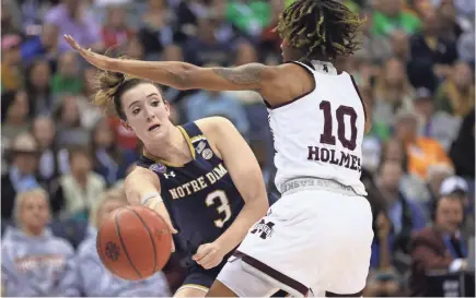  ??  ?? A push is being made to play the NCAA women’s basketball tournament in Las Vegas.