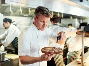  ??  ?? Relaxed, sociable and simple… these puddings from Chef
Ramsay and the team at London’s Bread Street Kitchen are exactly how you want to end a meal with family and friends
RECIPES START ON PAGE 117