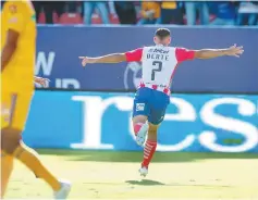  ??  ?? San Luis pudo empatarle al Tigres y sumar un punto más en el Apertura 2019.