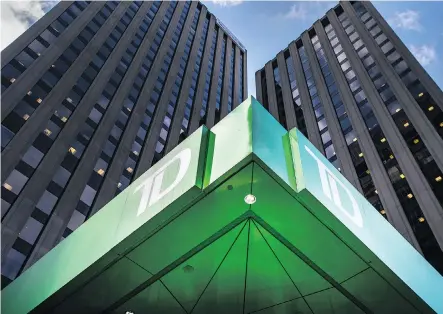  ?? PETER J. THOMPSON/FILES ?? Toronto-Dominion Bank’s purchase of Regina-based institutio­nal money manager Greystone will, for the lender, add another $36 billion in Canadian assets under management and expertise in real estate, mortgages and infrastruc­ture investment­s.