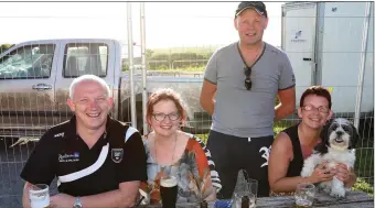  ??  ?? Raymond and Claire Togher with Pamela and John Gildea.