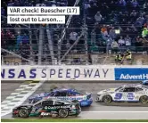  ?? ?? VAR check! Buescher (17) lost out to Larson…