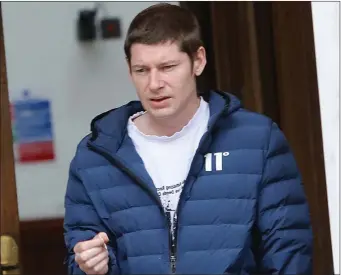  ?? Pic: ?? Michael O’Connor pictured at Sligo Courthouse last week.
Carl Brennan.