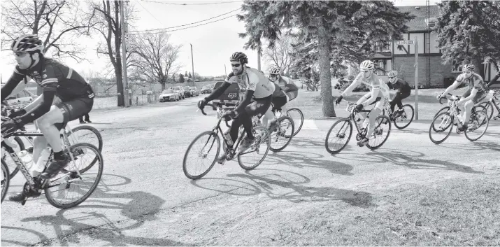  ?? [FILE PHOTO] ?? A mix of gravel roads, trails and hills has made the Cycle Waterloo event, one of the first of the season, a popular choice from cyclists well beyond the borders of Waterloo Region.