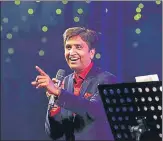  ?? DEEPAK GUPTA AND HT PHOTO ?? Poets Pankaj Prasun and Kumar Vishwas regale the audience at separate events organised as part of Lucknow University’s centenary year celebratio­ns on Monday.