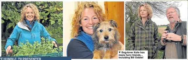  ??  ?? kate humble, tv presenter