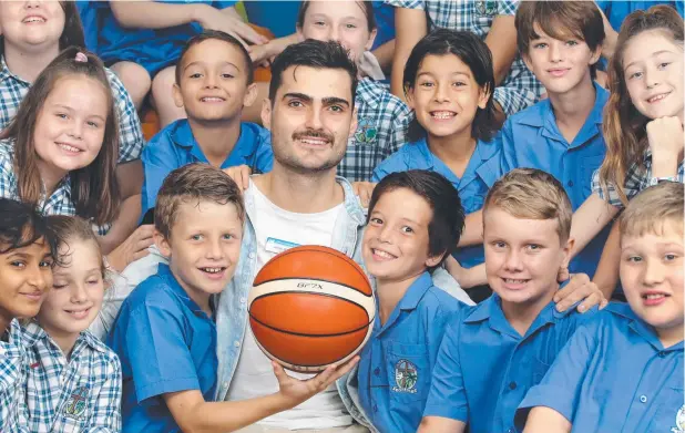  ?? Picture: ANNA ROGERS ?? A CLASS ABOVE: Former QBL Cairns Marlins captain James Mitchell enjoys life as a teacher alongside his basketball career.