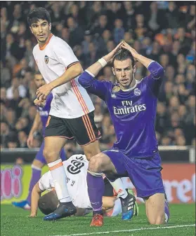  ?? FOTO: GETTY ?? Bale se lamenta El Madrid sabía que ganando ayer daba un paso de gigante