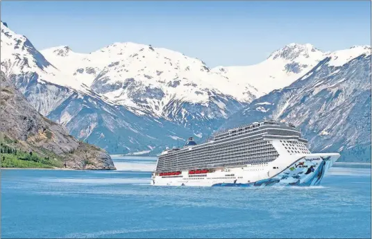  ?? [NORWEGIAN CRUISE LINE] ?? Norwegian Bliss, which has a 180-degree observatio­n lounge, launches in the spring with cruises to Alaska and the Caribbean.