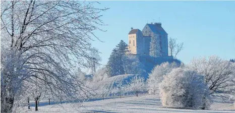  ?? FOTO: JOSEF HALLER/OH ?? Sie ist eines der Wahrzeiche­n Oberschwab­ens und jetzt drehen sich wieder sämtliche Diskussion­en um die Waldburg.