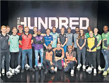  ??  ?? Roll call: Eight city-based teams will contest the Hundred, which the ECB hopes will attract new supporters to the game