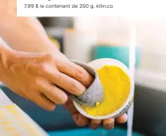  ??  ?? 7,99 $ le contenant de 250 g. kliin.co