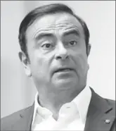  ??  ?? Carlos Ghosn