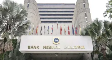  ??  ?? Bank Negara Malaysia’s internatio­nal reserves amounted to US$103 billion as at Sept 28 compared with US$103.9 billion as at Sept 14, 2018.