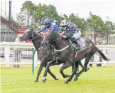  ??  ?? Dominant Black Friday storms through at Ayr